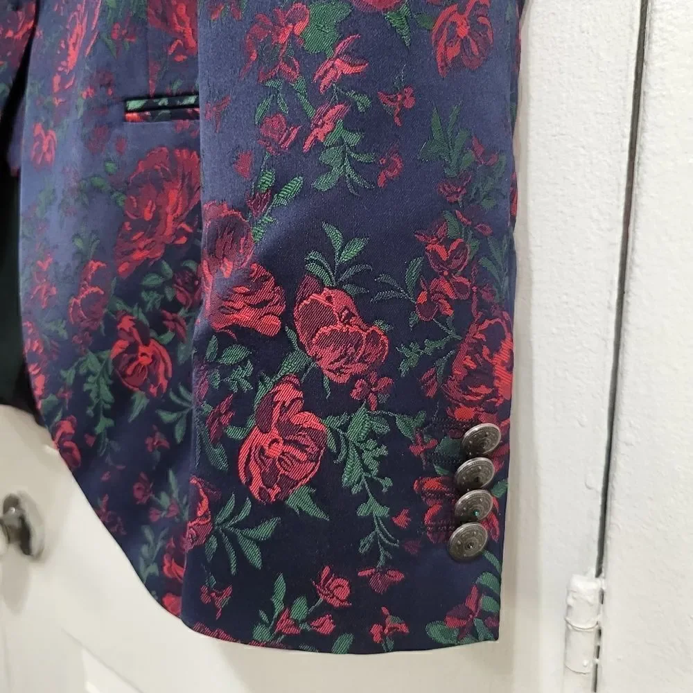 Esta Nicci floral 4 piece prom suit size 38 - Picture 7 of 16